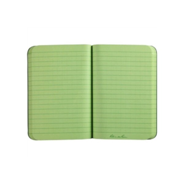 Green Lined Dotted Grid Tactical Notebook